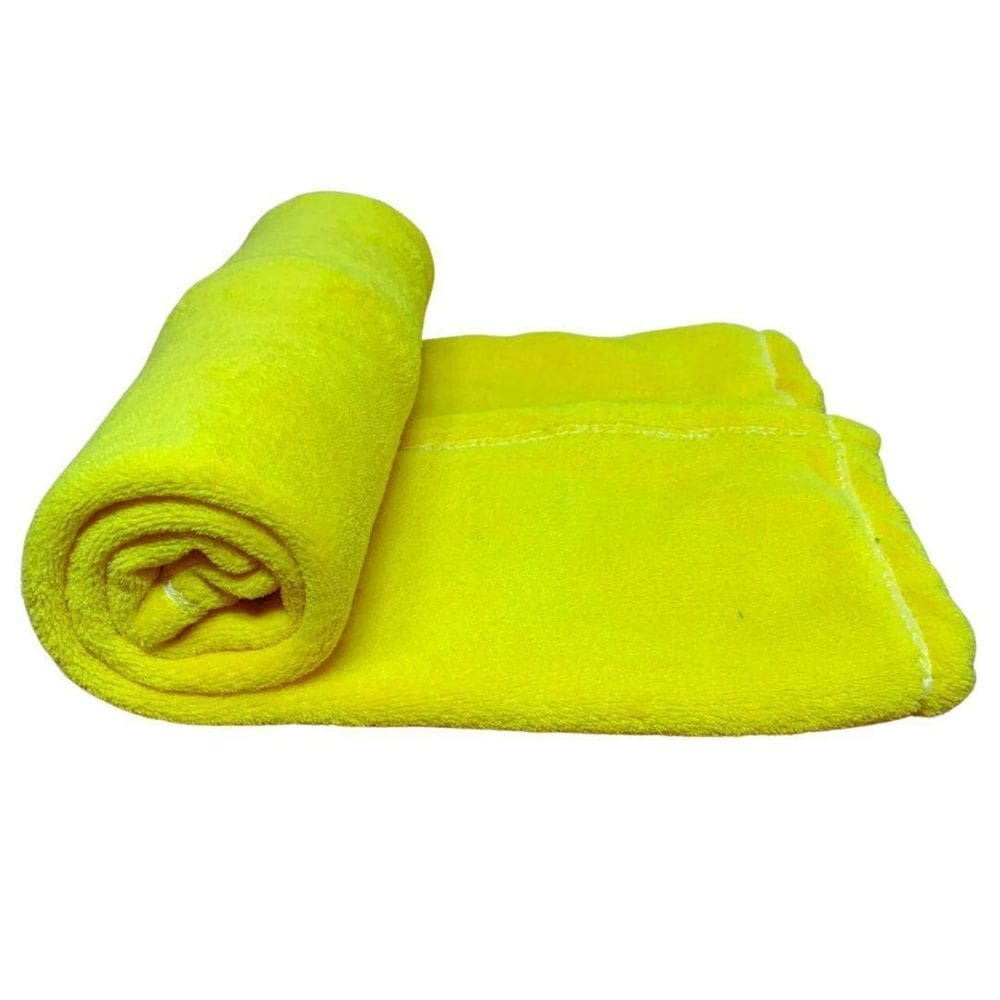 Cobertor para pet cor amarelo