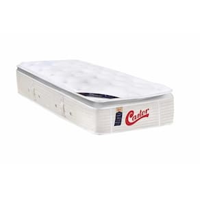 Colchão Solteiro Espuma Visco Gel Molas Ensacadas Gold Star Slx Pillow Top (88x188x27)