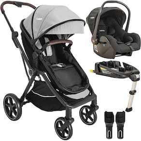Carrinho de Bebe com Bebe Conforto e ISOFIX Kiddo Nomad Grafite