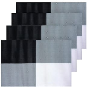 Conjunto jogo americano premier sousplat pvc cinza - 4 peças