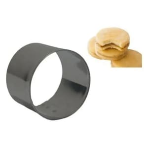 Aro Cortador Redondo Bem Casado 6x3cm Em Inox - 10 Peças