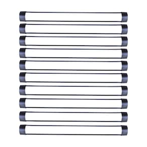 Luminária Elegance Fit Led Avant 3000K Preta 36W 10 Unidades