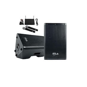 Caixa ativa wls z12 500w rms usb bluetooth + 2 mic s/ fio