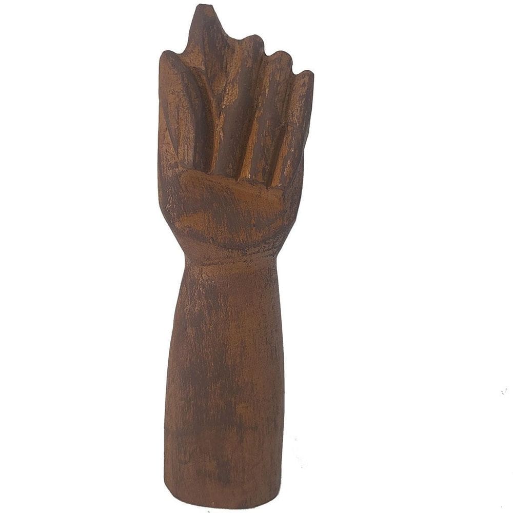 Estatueta gesto mão figa da proteção terra 21421