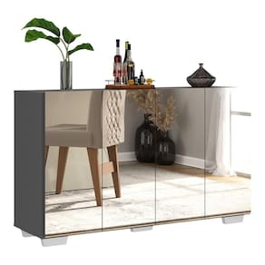 Aparador Buffet 4 Portas Multimóveis V3556 Rustic/Natural