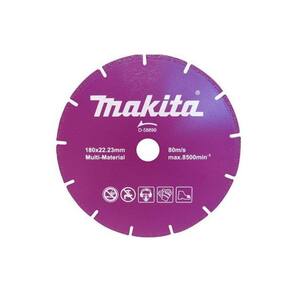 Disco diamantado multimaterial 180x22 d-58899 makita