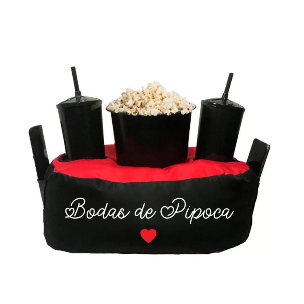 Almofada Pipoca Casal - Bodas de pipoca