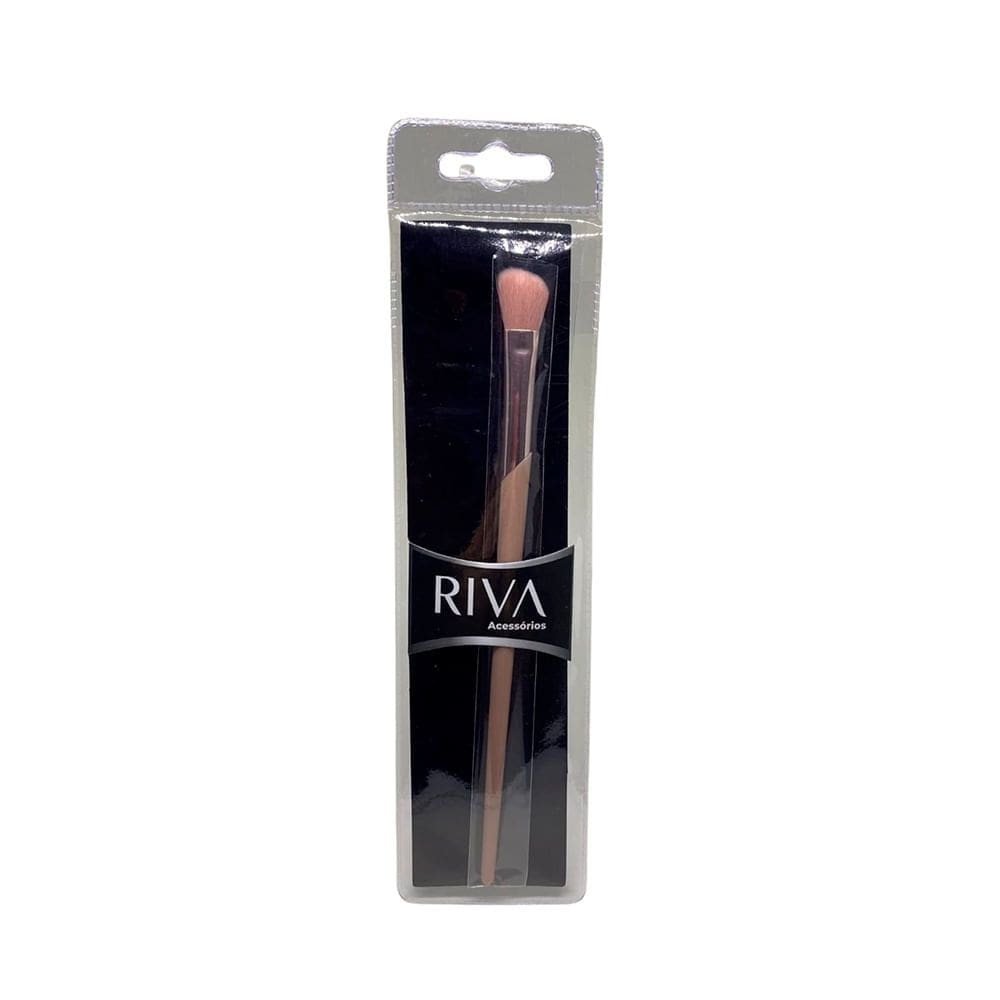 Pincel De Maquiagem Riva Sombra Chanfrado Rose - 8239R