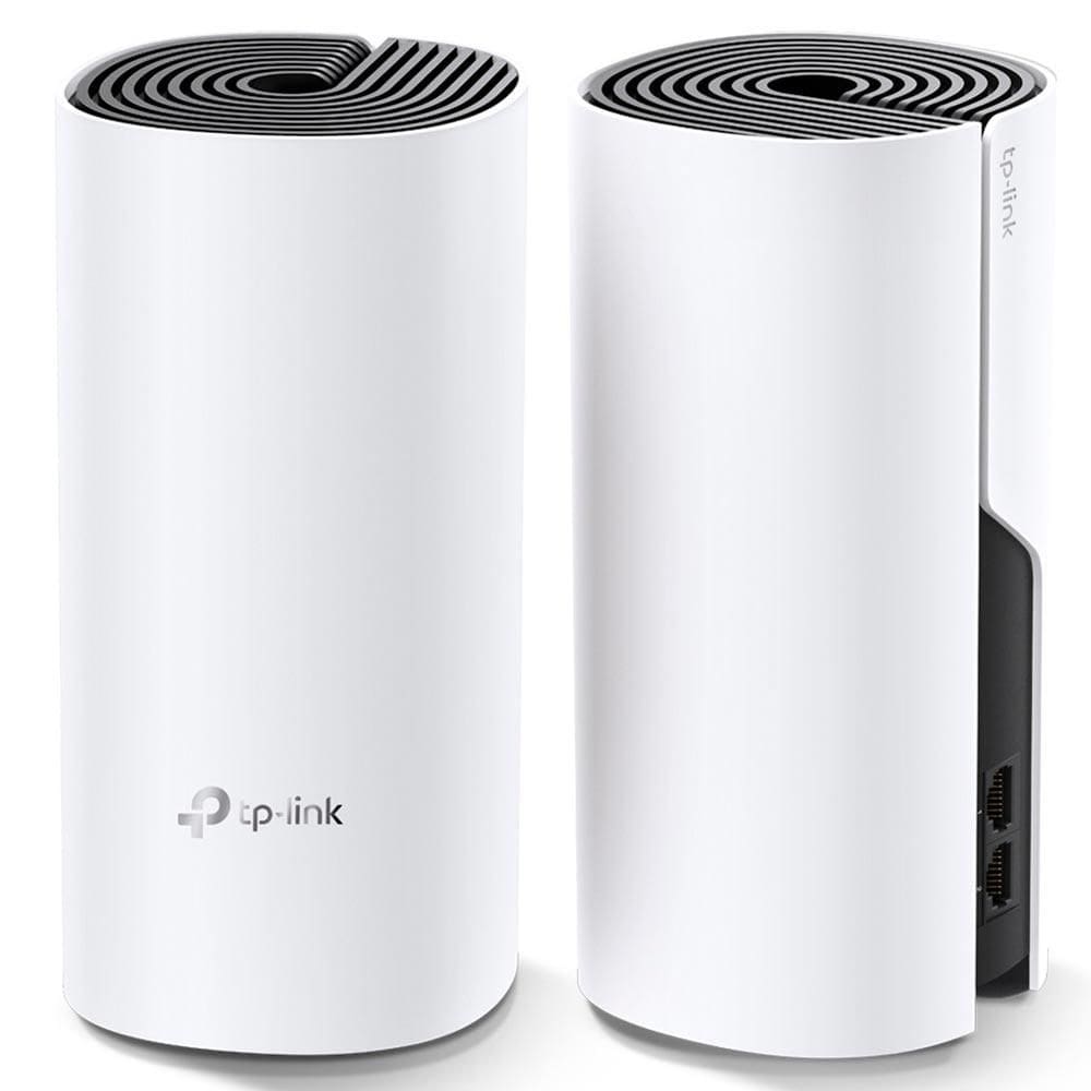 Roteador Mesh Wi-Fi 5 Gigabit Dualband AC1200 TPLink Deco M4 2-Pack, Até 250m², Até 1167 MBPS, Até 100 Dispositivos