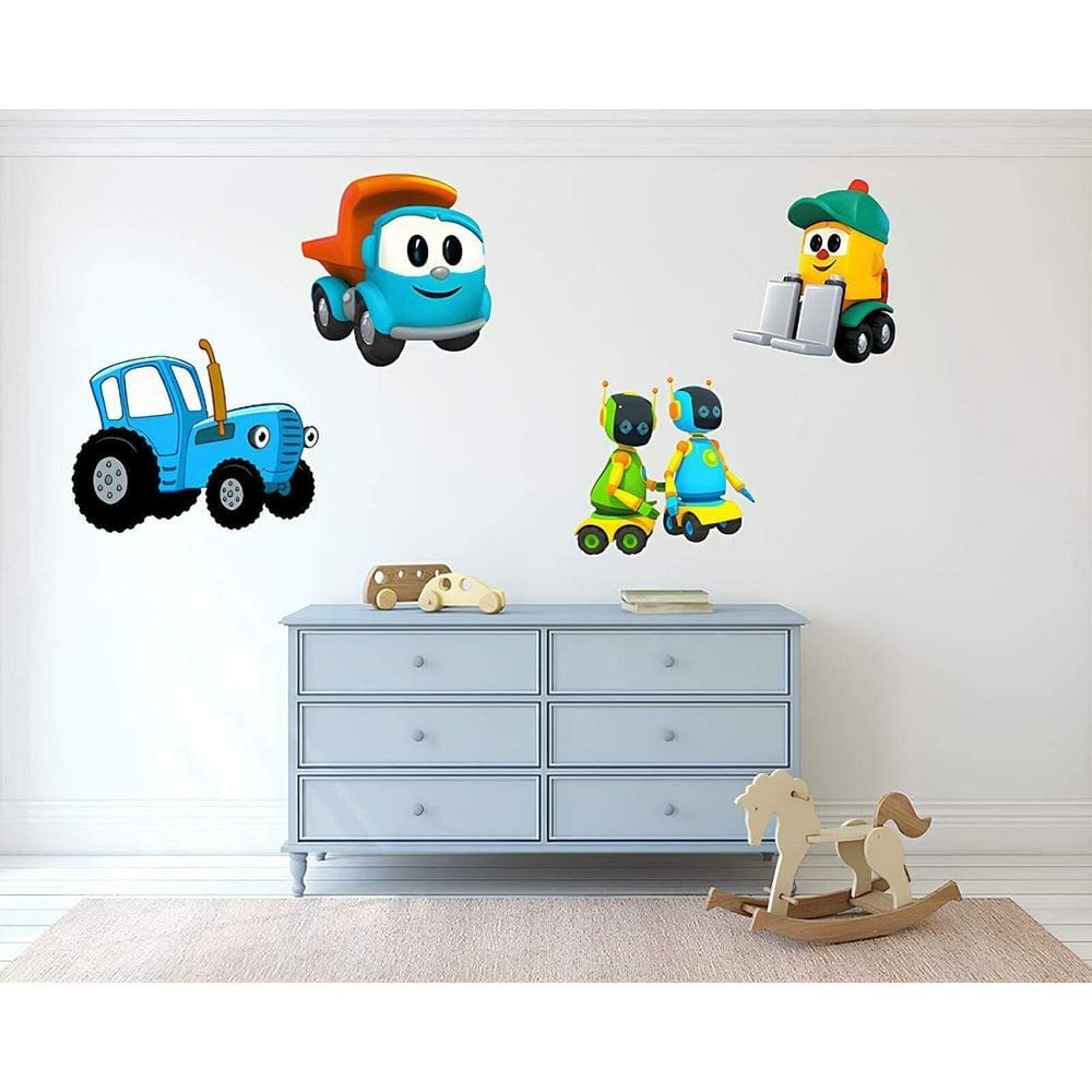 Adesivo De Parede Leo E Sua Turma