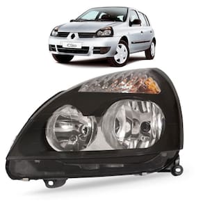 Farol clio 2003 a 2012 fumê mascara negra