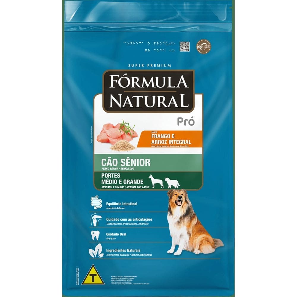 Fórmula Natural Pró Sênior Médio Grande Frango Arroz 15Kg