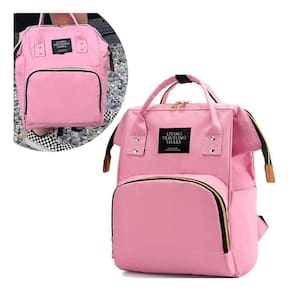 Mochila Bolsa Saída Maternidade Multifunção Termica Rosa