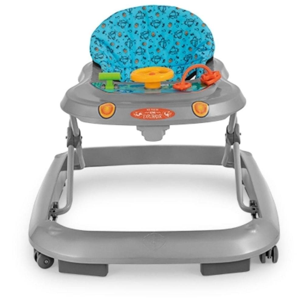 Andador Infantil Explorador Acqua Cinza Tutti Baby