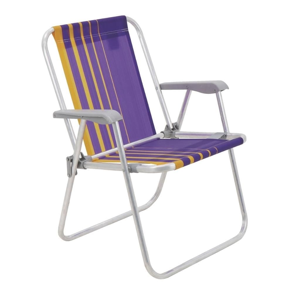 Cadeira de Praia Camping Alumínio Samoa Cores Tramontina