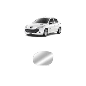 Lente retrovisor peugeot 206 / 207 1999 2000 a 2010 2011- le
