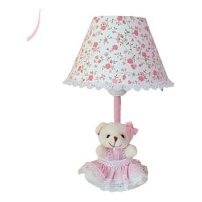 Abajur Infantil De Mesa Ursa Menina Quarto Bebês Criança