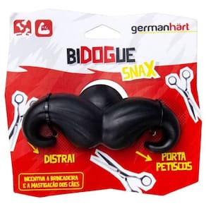 Brinquedo BiDOGue Snax Germanhart Bigode Recheavel Dispense de Ração e Petiscos Para Cães
