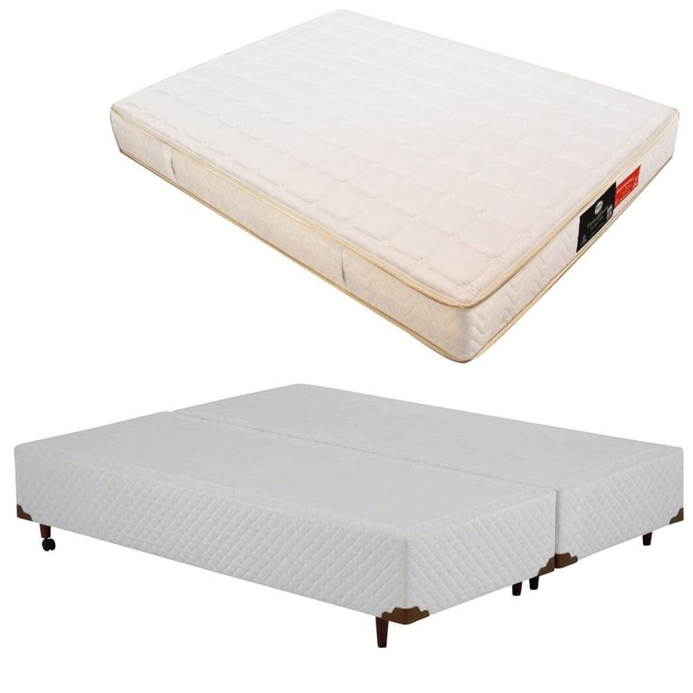 Conjunto QUEEN Firme Forte D80x22 - Espuma - 158x198