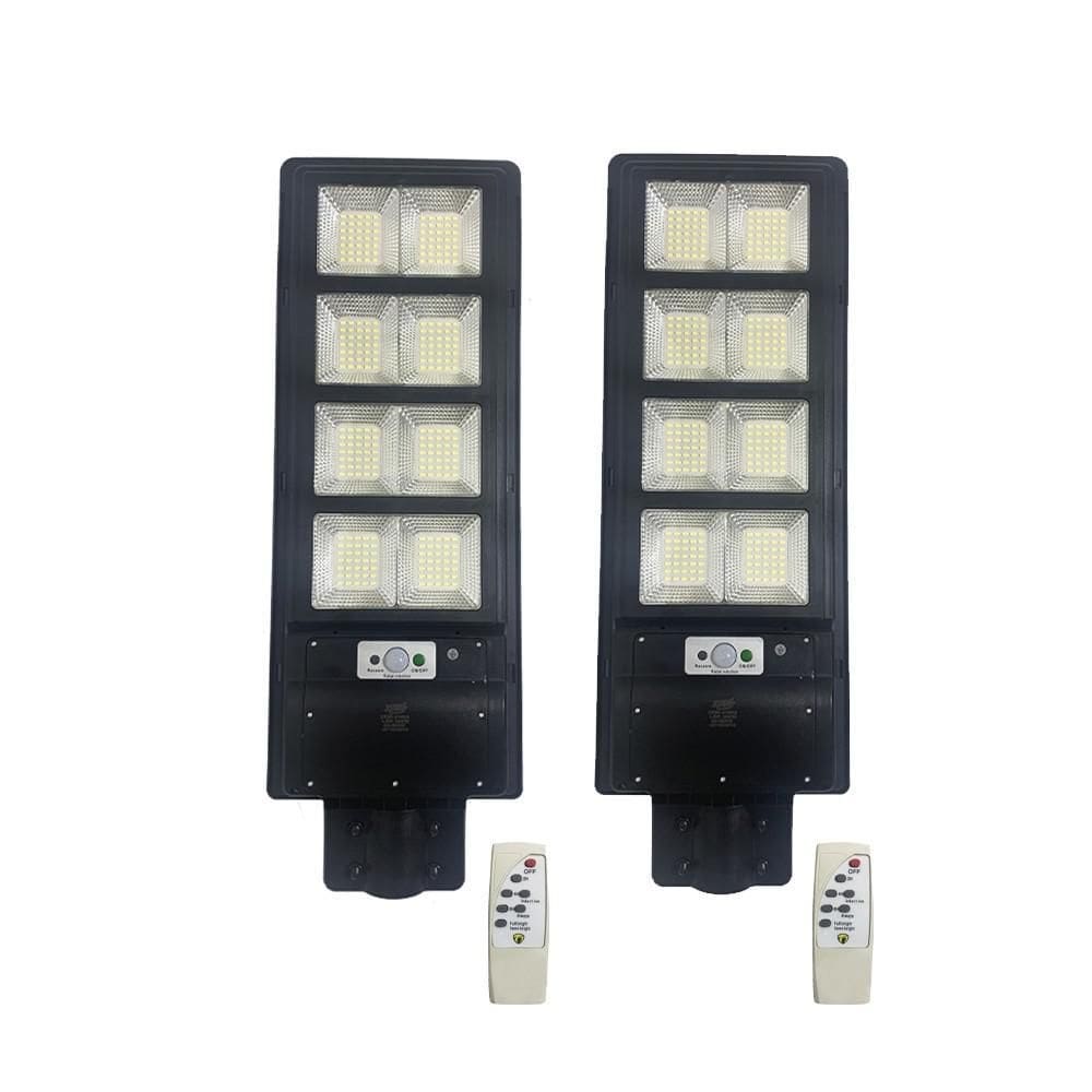 Luminária Solar Poste Led 250W Kit 2 Unidades