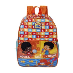 Mochila de Costas Dermiwill Três Palavrinhas Vermelho