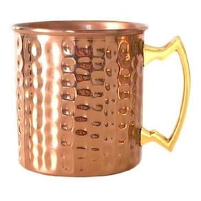 Caneca moscow mule cobre 350 ml martelada impermeabilizada
