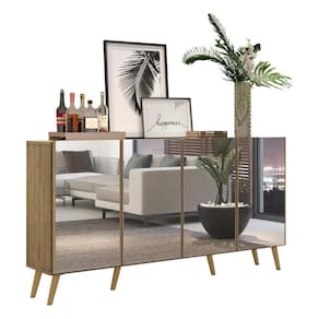 Aparador Buffet 4 Portas Multimóveis V3594 Rustic Rustic