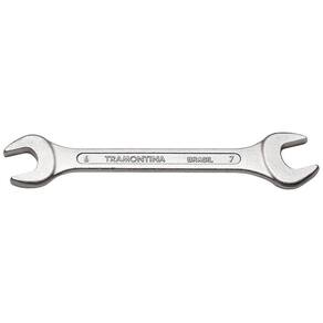 Chave Fixa 6x7 Mm Tramontina Basic Com Corpo Em Aço Especial Cromado Tramontina