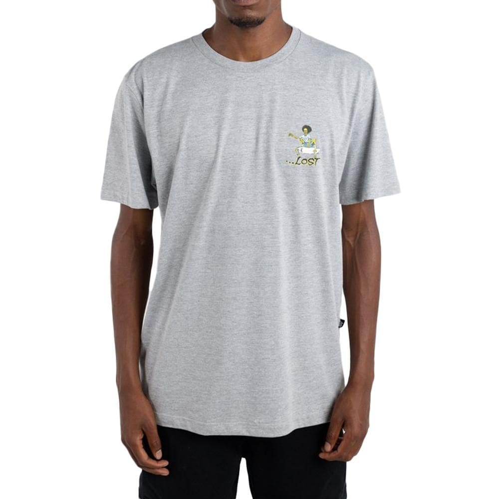 Camiseta Lost Air Time SM24 Masculina Mescla Médio