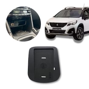 Carregador De Celular Sem Fio Veicular Para Peugeot 2008 23