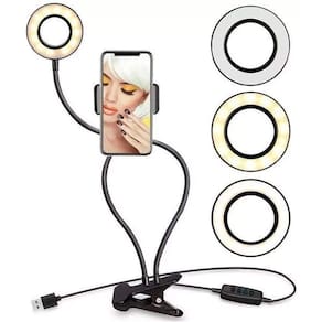 Ring light completo suporte celular maguiagem live stream