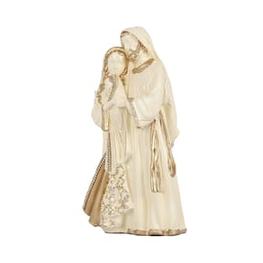 Figura Decorativa Sagrada Família de Resina 30cm BravaDecor