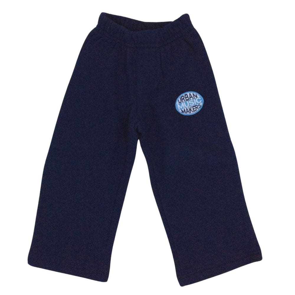 Calça moleton masc infantil Vrasalon azul marinho