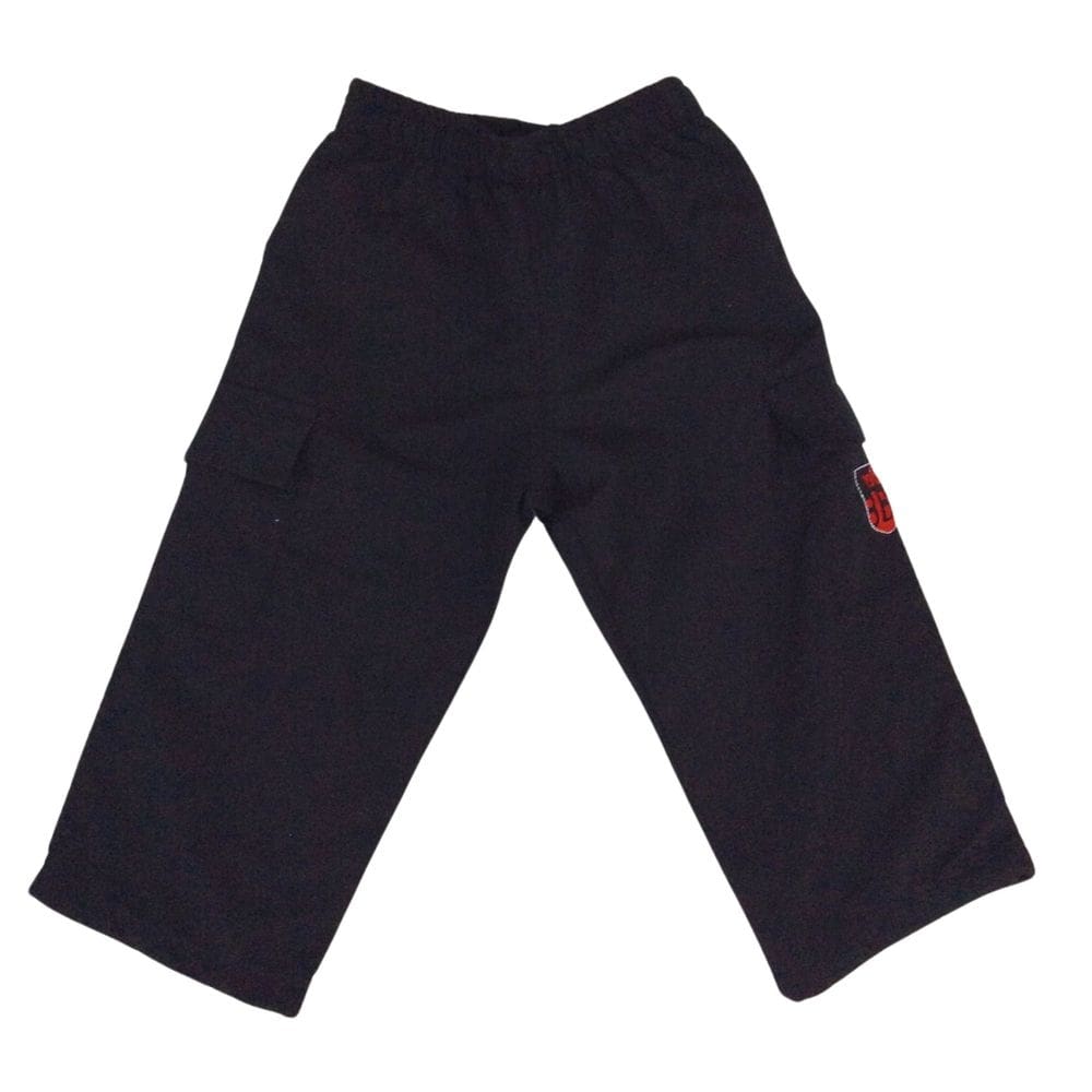 Calça infantil masc tactel Vrasalon preta