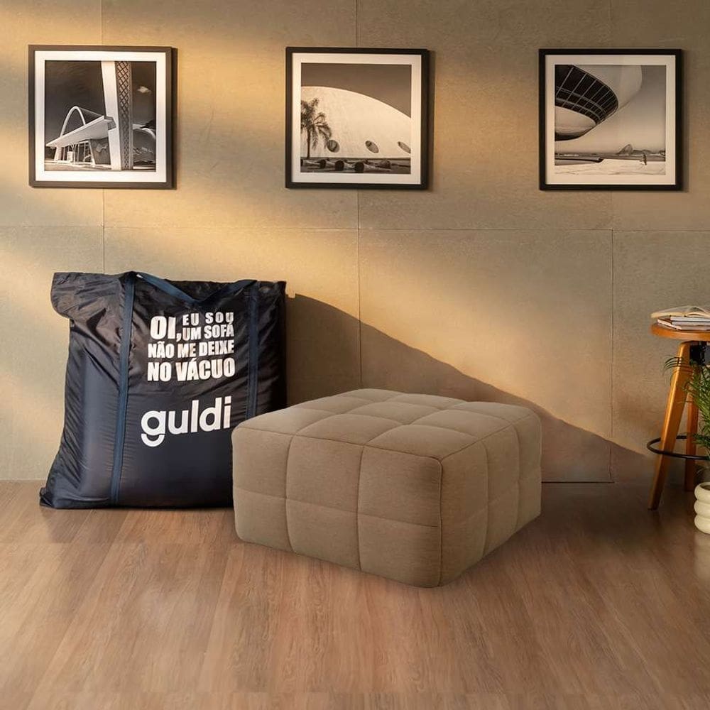 módulo puff sofá guldi popup linho bege