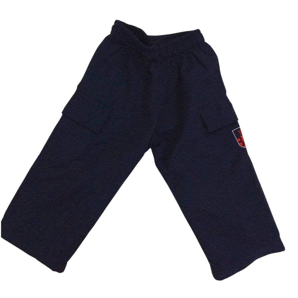 Calça tactel fashion azul marinho infantil