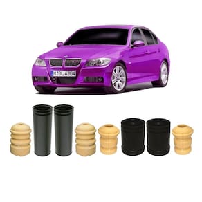 2 kit batente coifa dianteiro traseiro bmw 320i 2005 a 2012