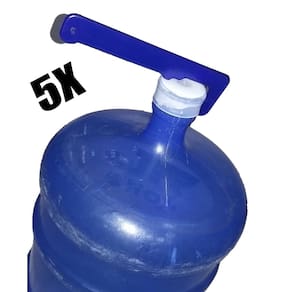 Kit 5x Abridor Galão Garrafão Tampa Água Mineral 20 Litros