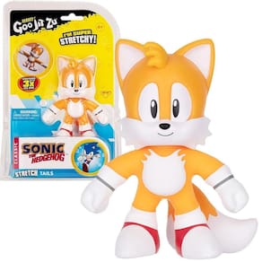 Goo jit zu tails boneco elástico 12cm sonic the hedgehog