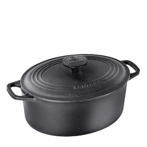 Caçarola ferro oval 4 litros forno holandês c/tampa santana
