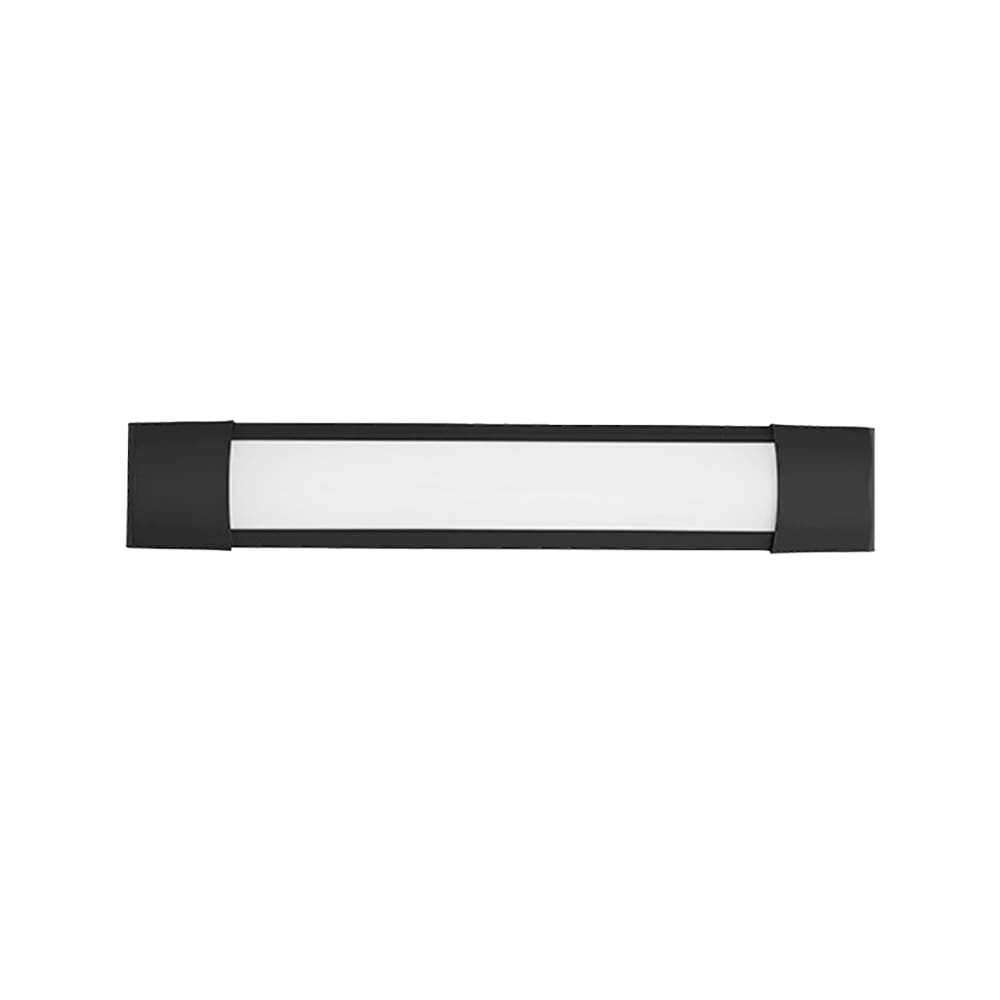 Luminária Led Taschibra Sobrepor Line 9W Preta Luz Quente 3000K Bivolt