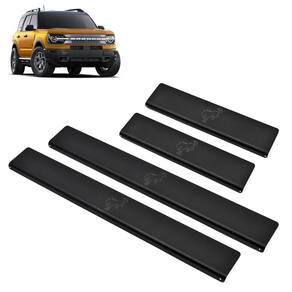 Soleira aluminio preta black brasikar bronco 21-23