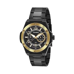 Relógio mondaine multifunção 32299gpmvpe1 preto 45mm
