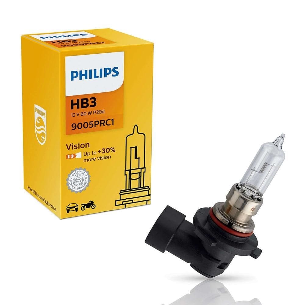 Lâmpada HB3 Halógena Farol Alto Baixo Philips Standard 12V