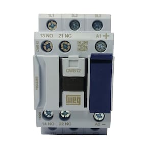 Contator Tripolar Weg CWB12 12A 24Vdc 1NA+1NF