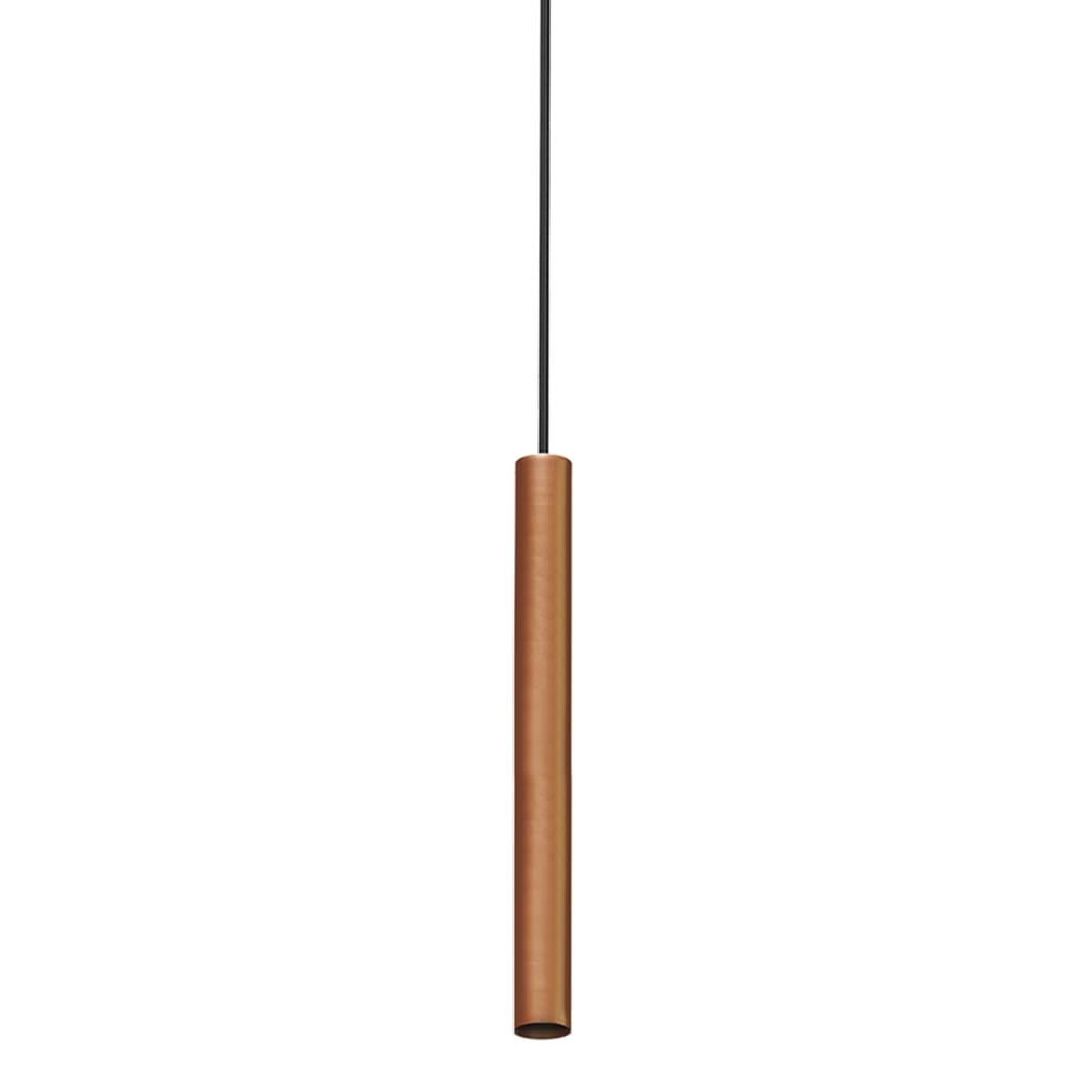 Lustre Pendente Taschibra Tabli MR11 40cm Tubular Bivolt Cobre
