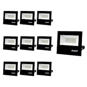 Refletor Led RGB Avant 30W Preto Bivolt 10 Unidades
