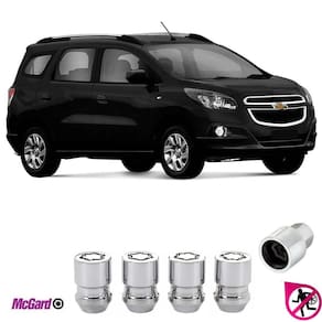 Kit porca antifurto roda chevrolet spin 2013 a 2023