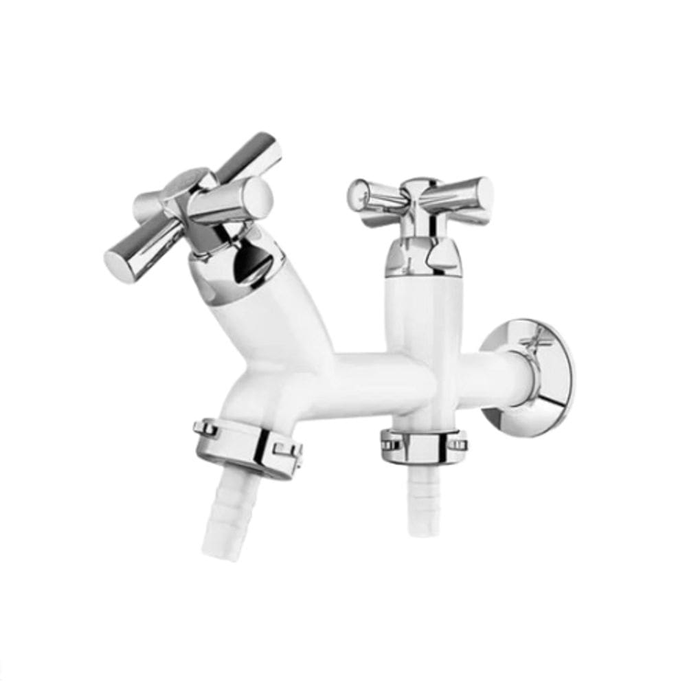 Torneira Tanque Cross Branco Cromado 1/2 - 3/4 Tigre