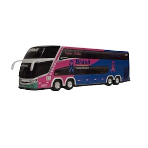 Carrinho ônibus miniatura trans brasil 1800 dd